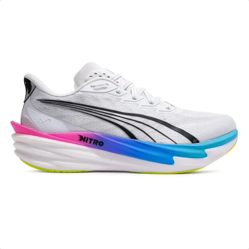 Tênis Puma Deviate Nitro 4 Masculino 40 / Branco Azul