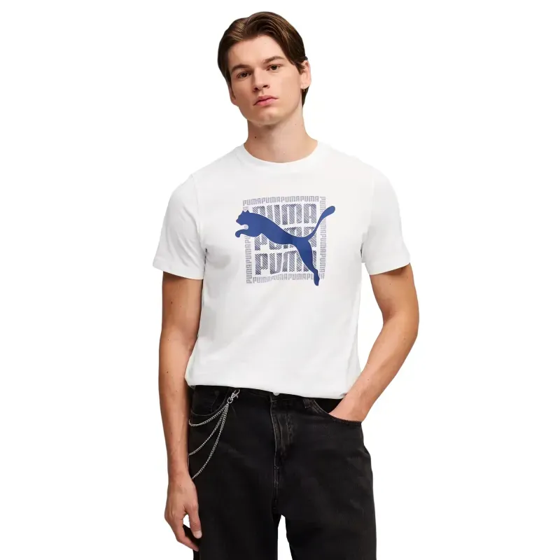 Playera Puma Casual Graphic Wording Hombre 691775 02 CH