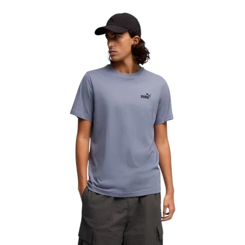 Camiseta Puma Essentials Small No. 1 Logo Masculina GG / Cinza e Preto