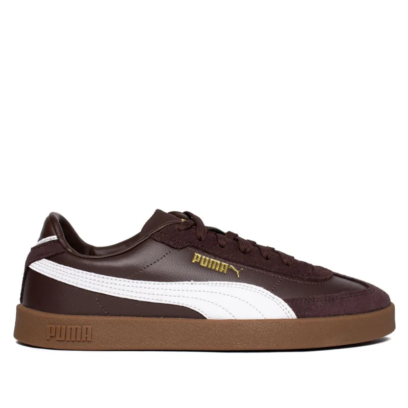 Tênis Masculino Puma Club II Era Casual Marrom/Dourado - 40