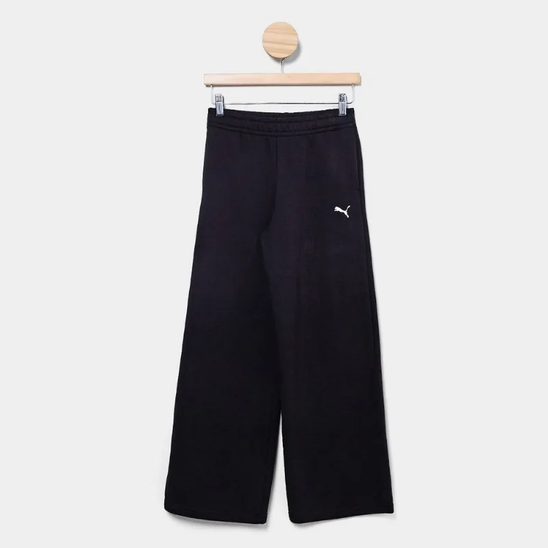 Calça Wide Leg Infantil Puma Essentials Menina - Menina - Preto