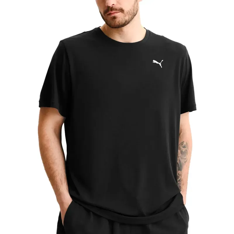 Remera Puma Greatness Graphic SS Talle: M - Color: Negro