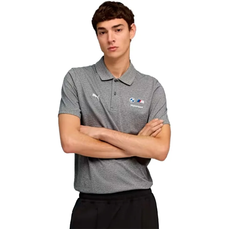 Camisa Polo Puma BMW MotorSport Masculina M / Cinza