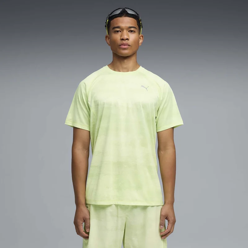 Run Velocity Aop Lichtgewicht Zomer Hardloopshirt XXXXL / Groen