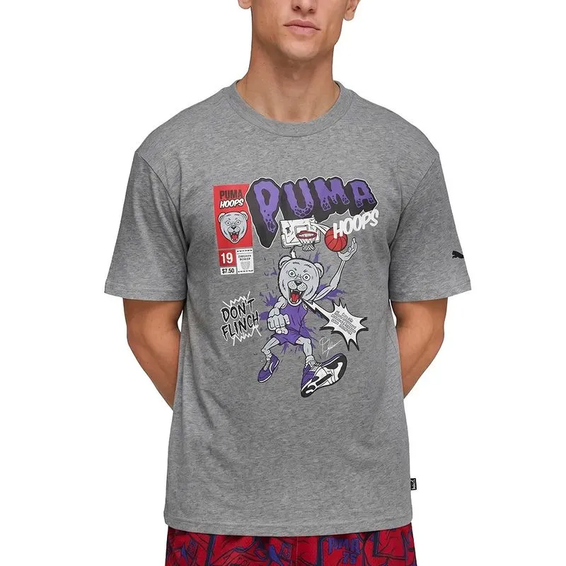 Remera Puma Flagrant Foul 4 Gris Talle: XL - Color: GRIS MELANGE