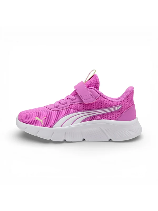 PUMA Flex Focus Sneaker Con Strappo Bambina - 401519 Electric Orchid/White 33