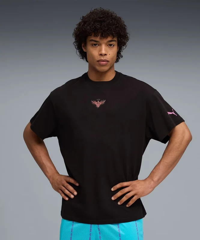 Puma Melo Alwayz On 1 T-Shirt Siyah / 2XL