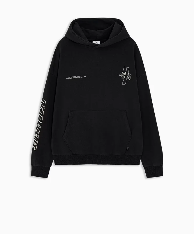 Puma Represent Long-Sleeve Hoodie Siyah / L