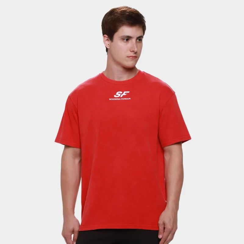 Camiseta Puma Scuderia Ferrari Masculina - Masculino - Vermelho