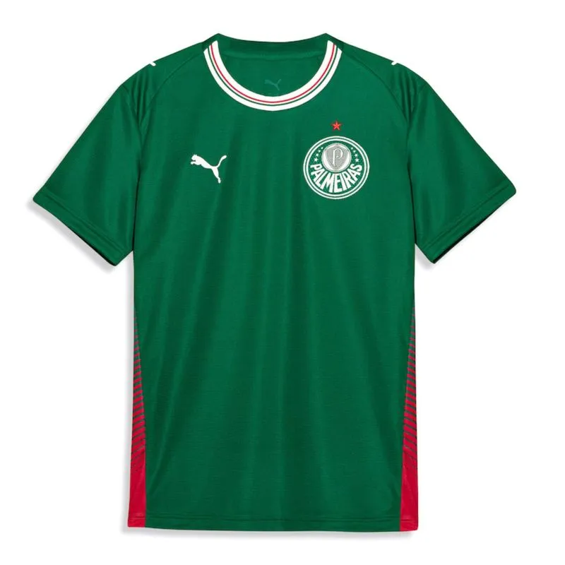 Camisa Infantil de Futebol Palmeiras Home Dry Cell Puma Verde - 10 ANOS
