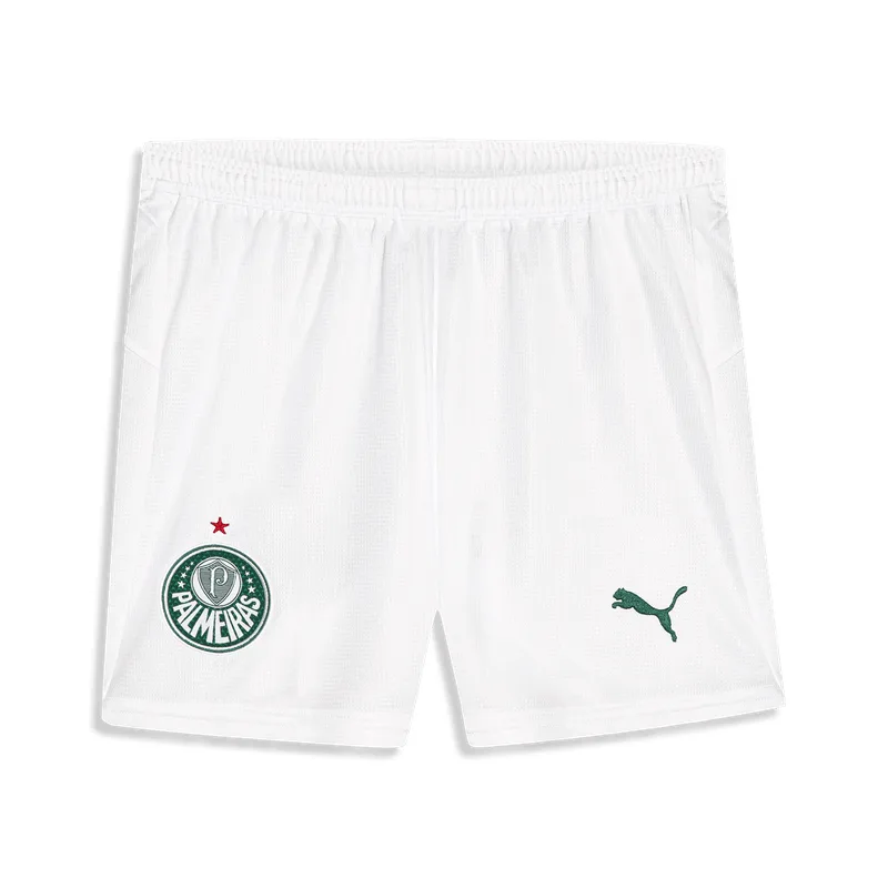 Shorts Palmeiras Puma I 26/27 Torcedor Infantil - Branco - 16