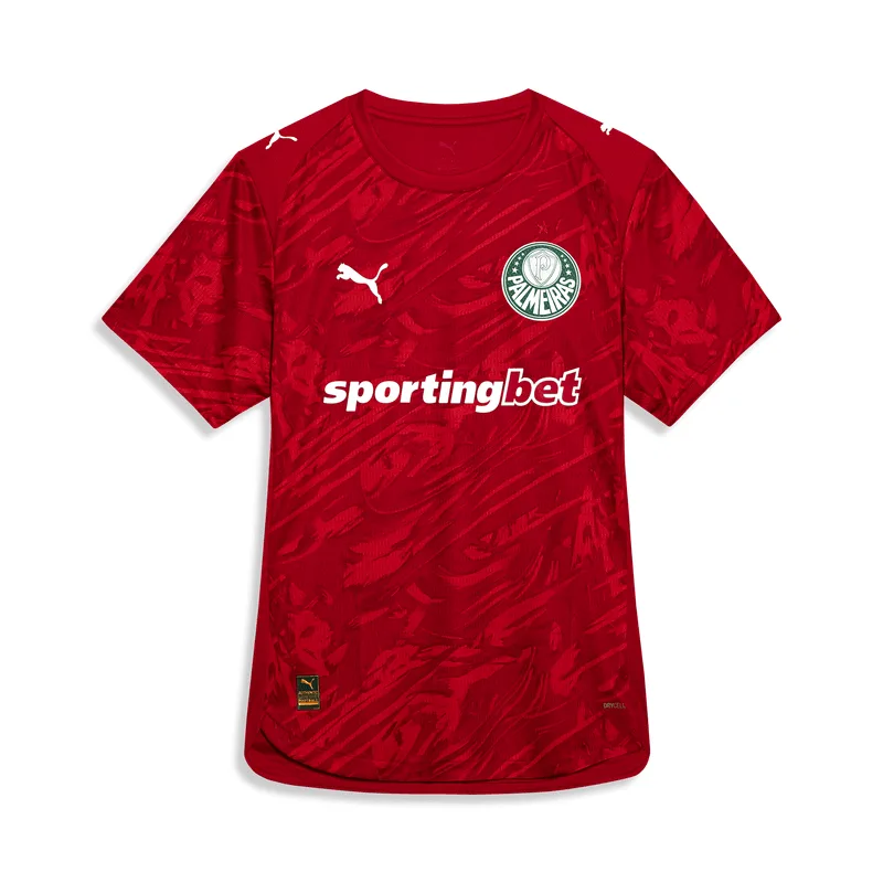 Camisa Palmeiras Puma Goleiro I 26/27 Jogador - Vermelho - P