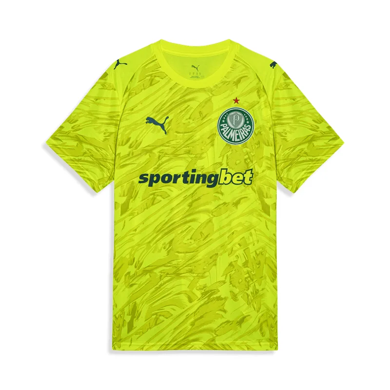 Camisa Palmeiras Puma III Goleiro 26/27 Torcedor - Amarelo - P