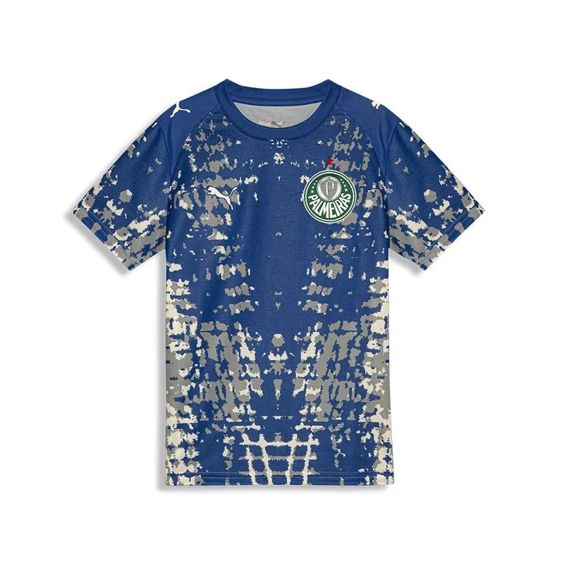 Camisa Palmeiras Puma Goleiro Especial 26/27 Torcedor Infantil Camisa Palmeiras Puma Goleiro I 26/27 Torcedor Infantil - Azul - 16