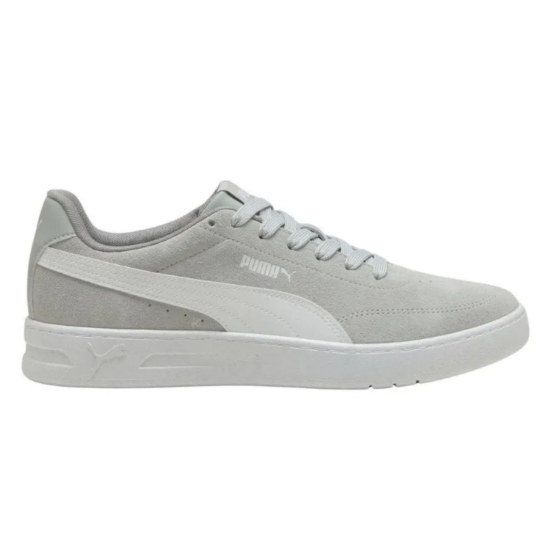 Tênis Puma Court Classic Clean Sd Bdp - Unissex - Cinza+Preto