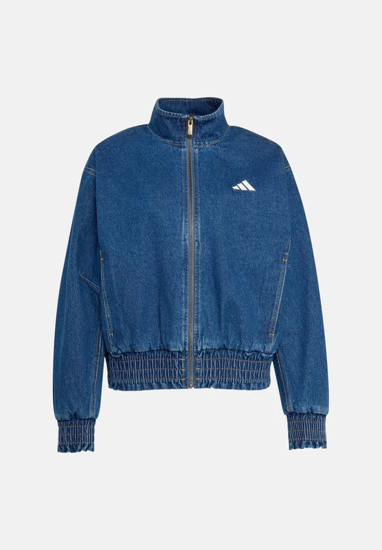 ADIDAS PERFORMANCE Giubbotto di jeans STADIUM WASHED in denim blu da donna. L
