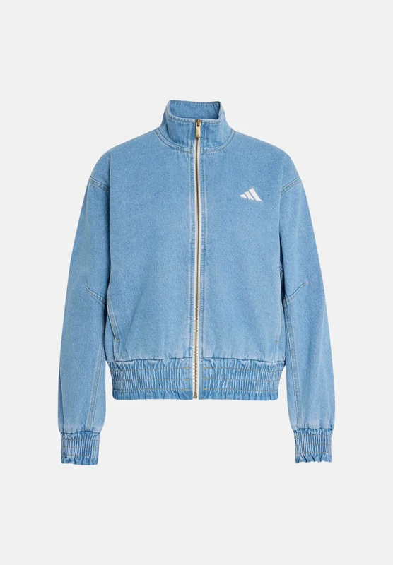 ADIDAS PERFORMANCE Giubbotto di jeans STADIUM WASHED denim celeste da donna M