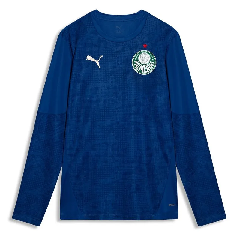 Jaqueta Palmeiras Puma 26/27 - Manga Longa Jaqueta Palmeiras Puma 26/27 - Azul - 3GG