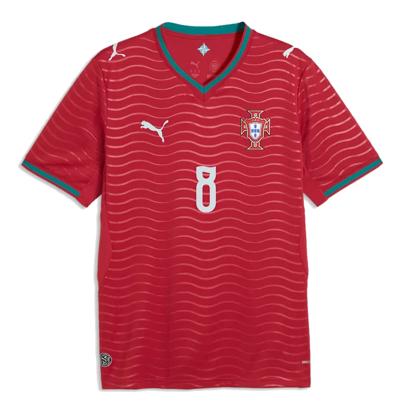 Portugal Adult World Cup 2026 Home Replica Jersey w/ Bruno Fernandes Nameset XL