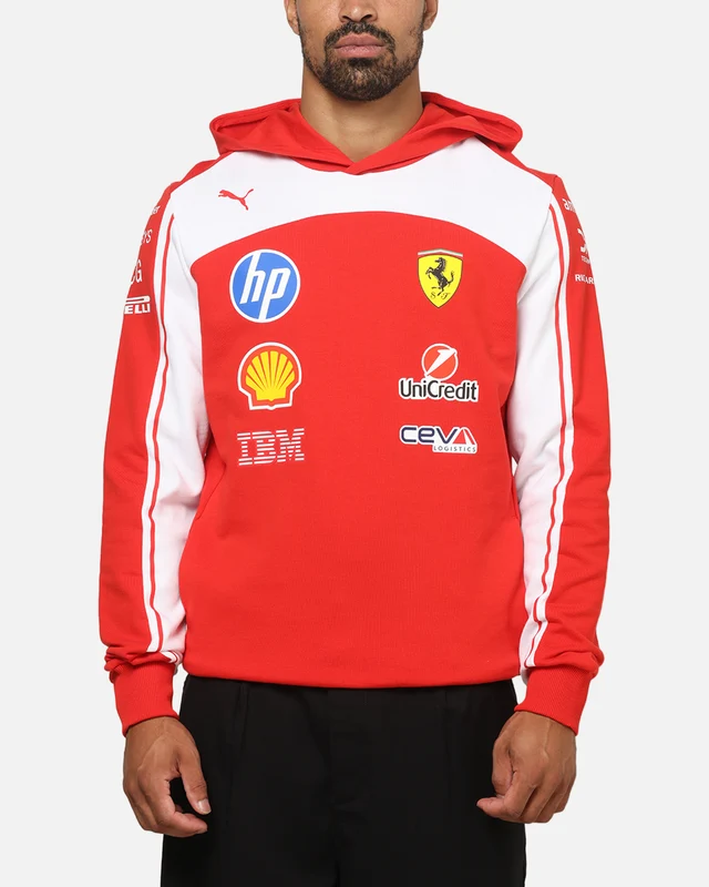 Puma X Scuderia Ferrari Replica Hoodie Red L