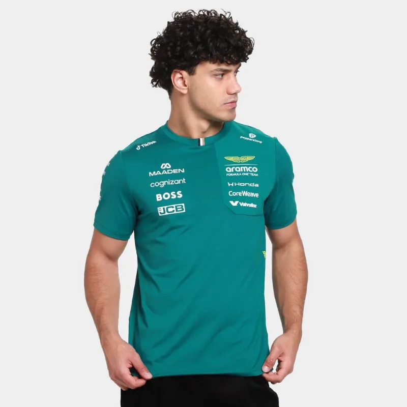 Camiseta Puma Casual - Unissex - Verde