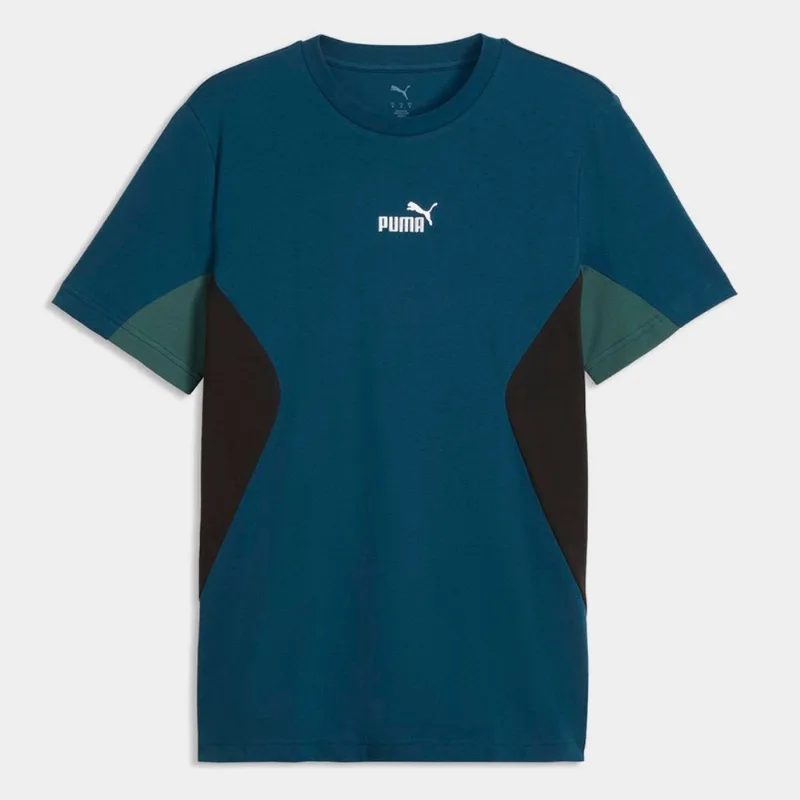 Camiseta Puma Ess Block Masculina - Masculino - Azul