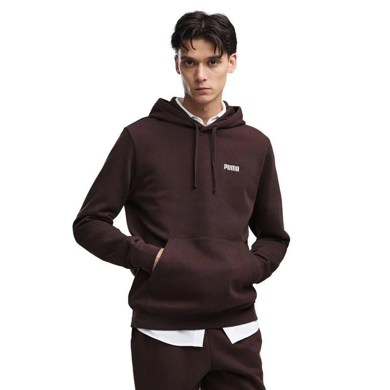 Felpa Uomo Puma Essentials N1 Marrone L