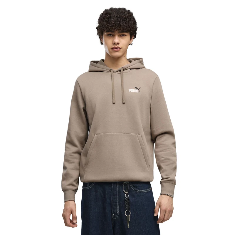 Felpa Uomo Puma Essentials N1 Grigio M