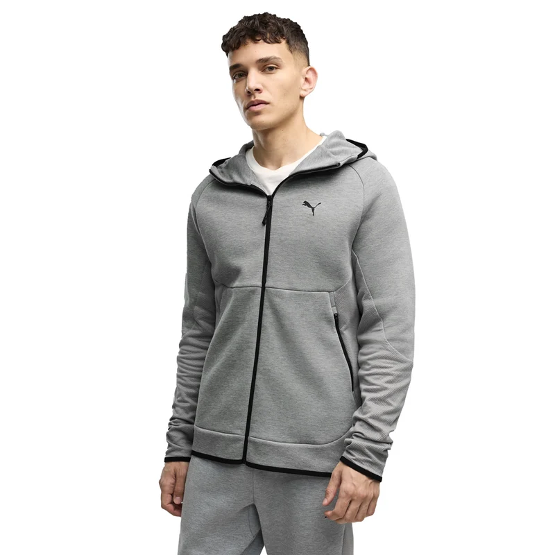 Felpa Uomo Puma Tech Elevated Grigio S