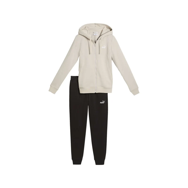 Tuta Donna Puma Sweat Beige Nero M