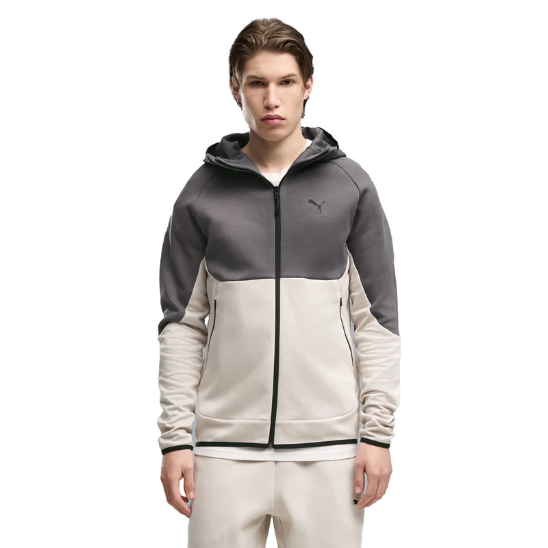 Felpa Uomo Puma Tech Elevated Grigio Antracite M