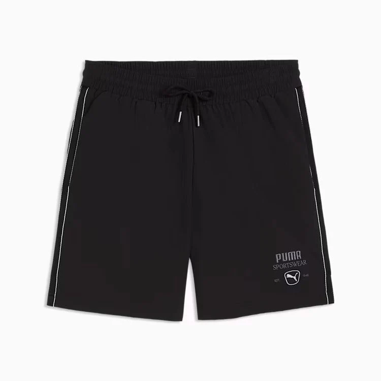 Puma Class Graphic 6" Woven Shorts Black / M