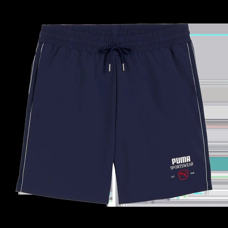 Puma Mens Class Graphic 6" Woven Shorts Navy / M