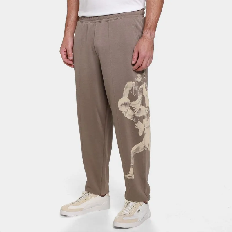 Calça Puma Jogger Memory Lane Fl Masculina - Masculino - Marrom