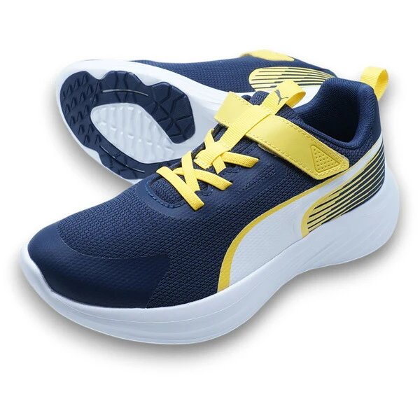 スピード モンスター V5 プーマ PUMA 313960-07 プーマネイビー ジュニア ランニングシューズ プーマネイビー / 20.5cm