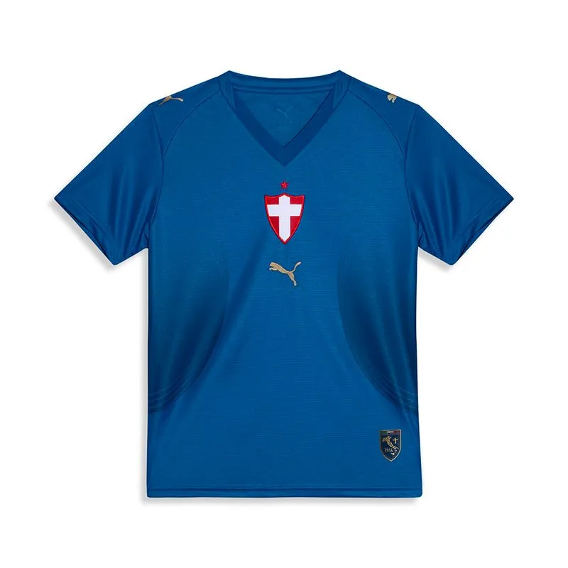 Camisa Palmeiras Puma III 26/27 Torcedor Infantil - Azul - 14