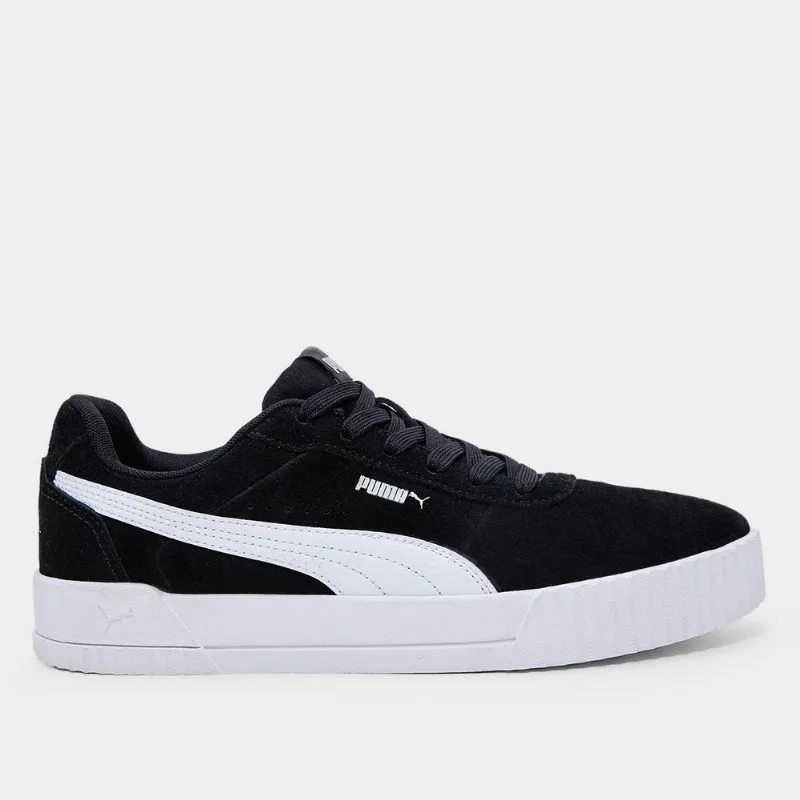 Tênis Puma Nyra SD BDP Feminino - Feminino - Preto+Branco