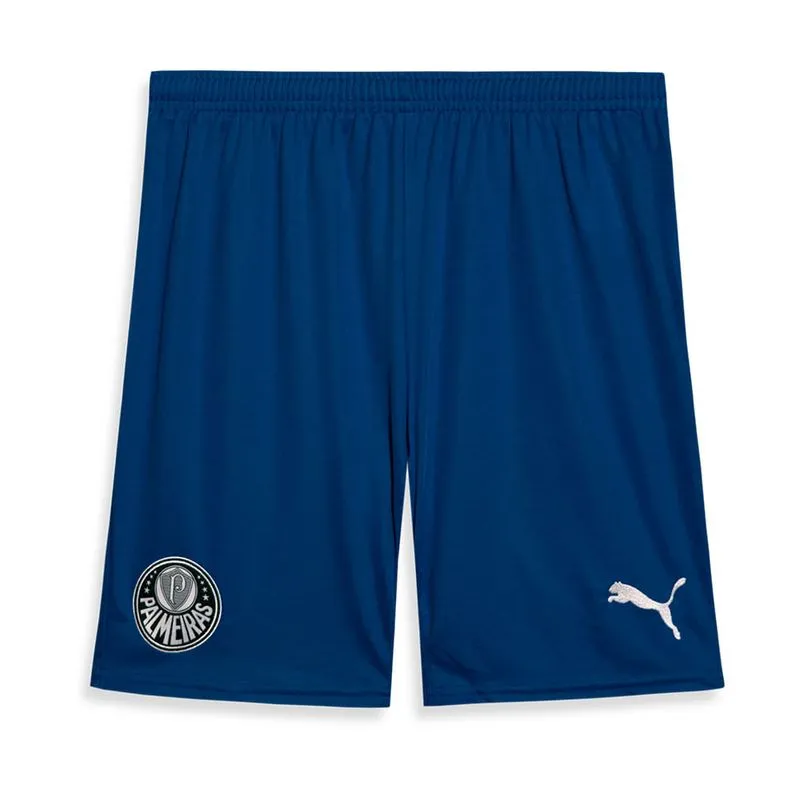 Shorts Palmeiras Puma - G - Azul