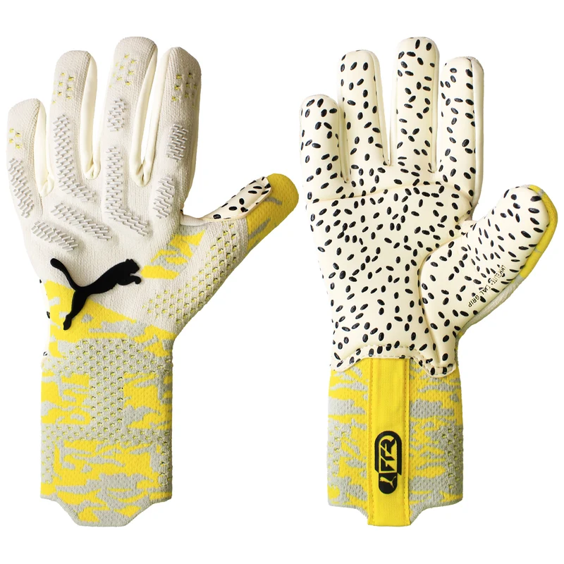 Puma Future Ultimate NC Mens White/Yellow Goalkeeper Gloves 8 (Gloves)