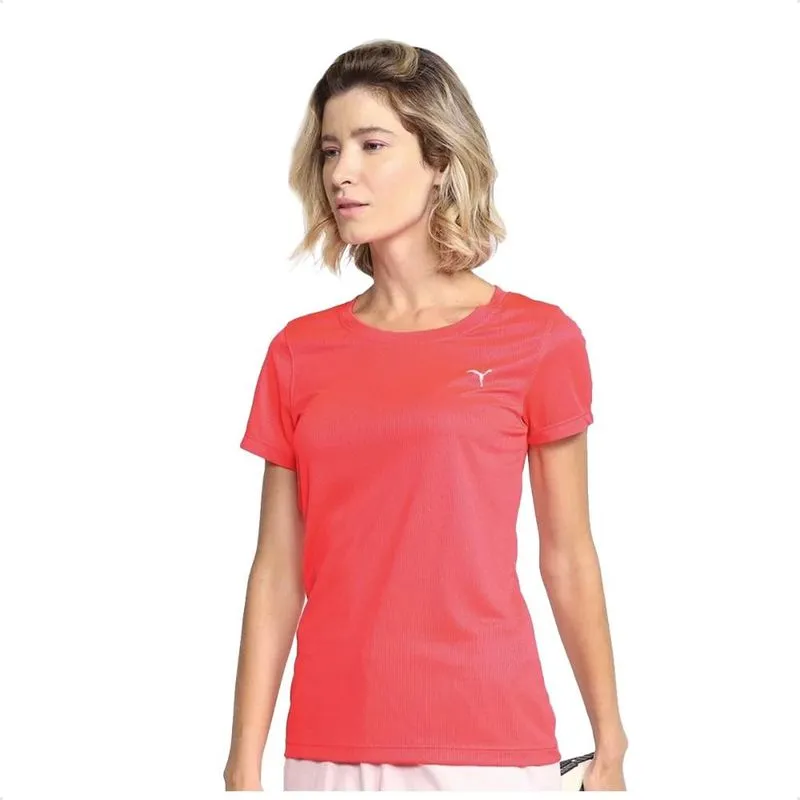 Camiseta Puma Performance Tee Feminina M / coral