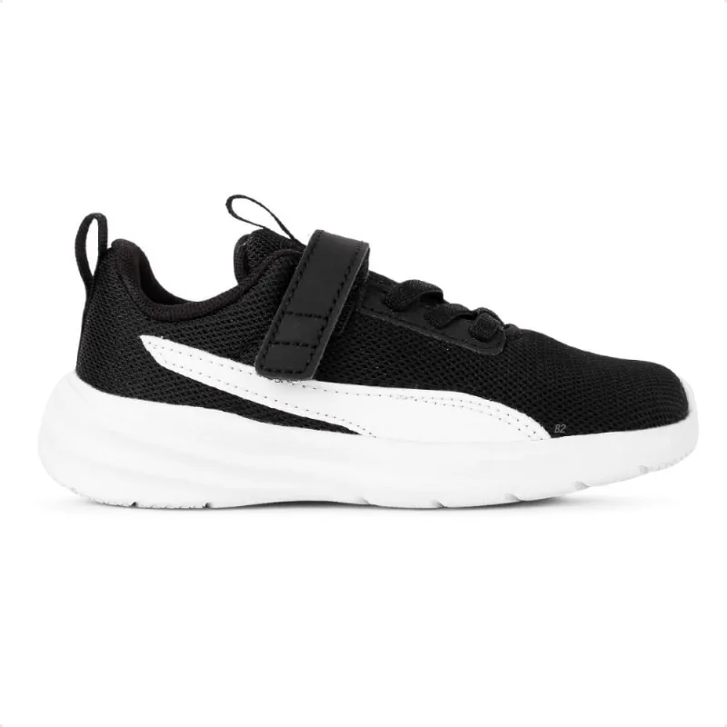 Tênis Puma Rickie Runner Infantil 25 / Preto / Branco