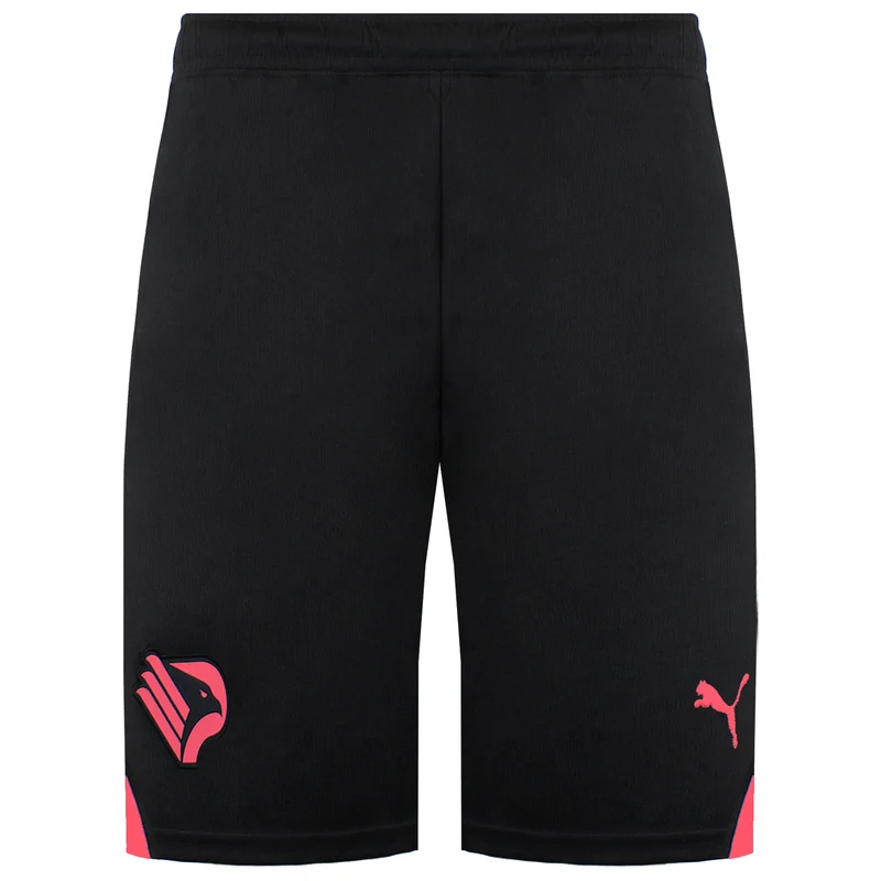 Puma FC Palermo Home Replica Mens Black Football Shorts M
