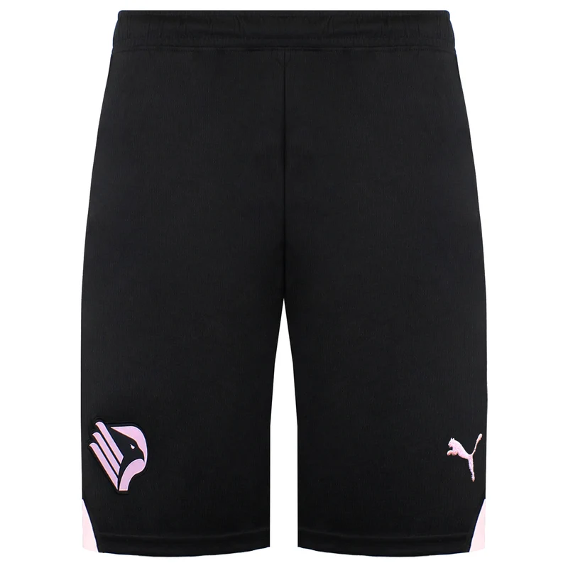 Puma FC Palermo Home Replica Mens Black Football Shorts L