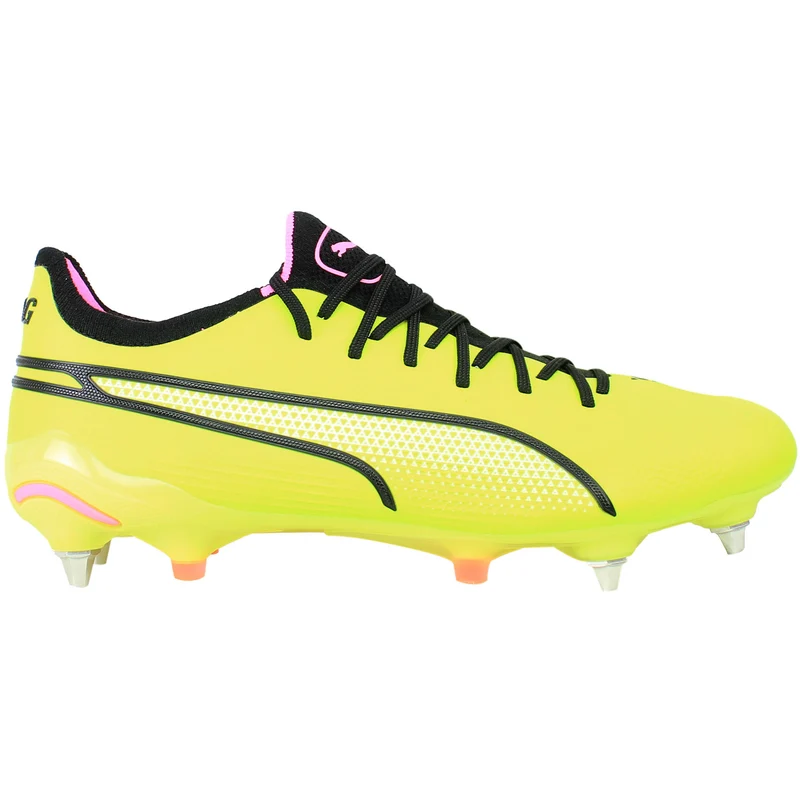 Puma King Ultimate MxSG Mens Yellow Football Boots 8