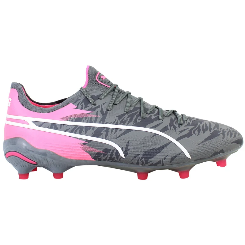 Puma King Ultimate Rush FG/AG Mens Dark Grey Football Boots 9.5