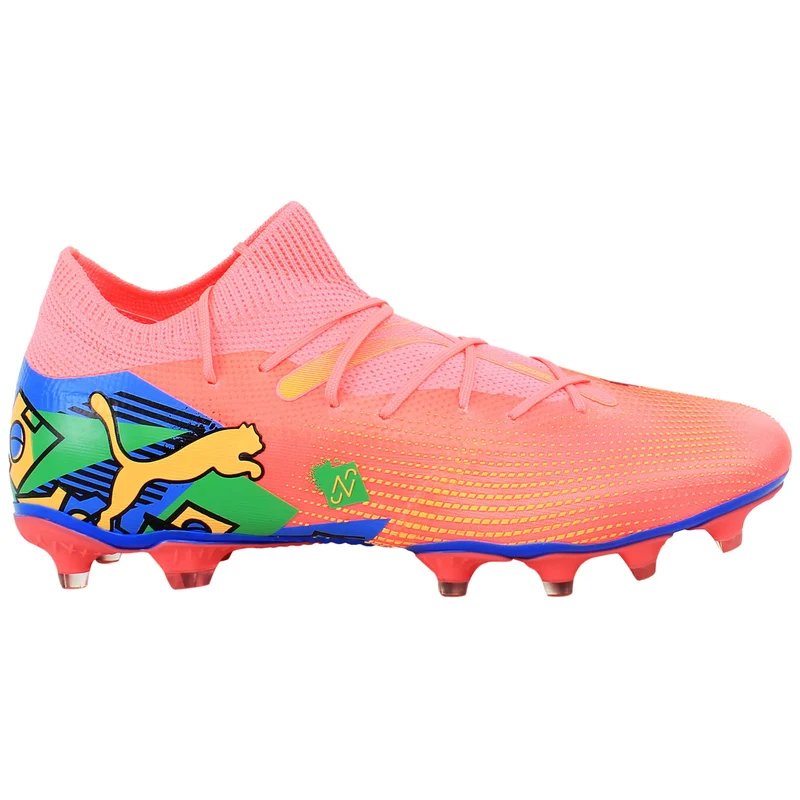 Puma x Neymar Jr Future 7 Match FG/AG Mens Pink Football Boots 8.5
