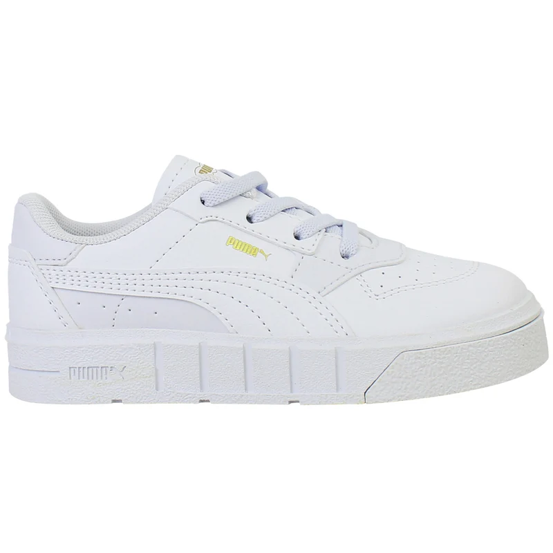 Puma Cali Court Kids White Trainers 4k