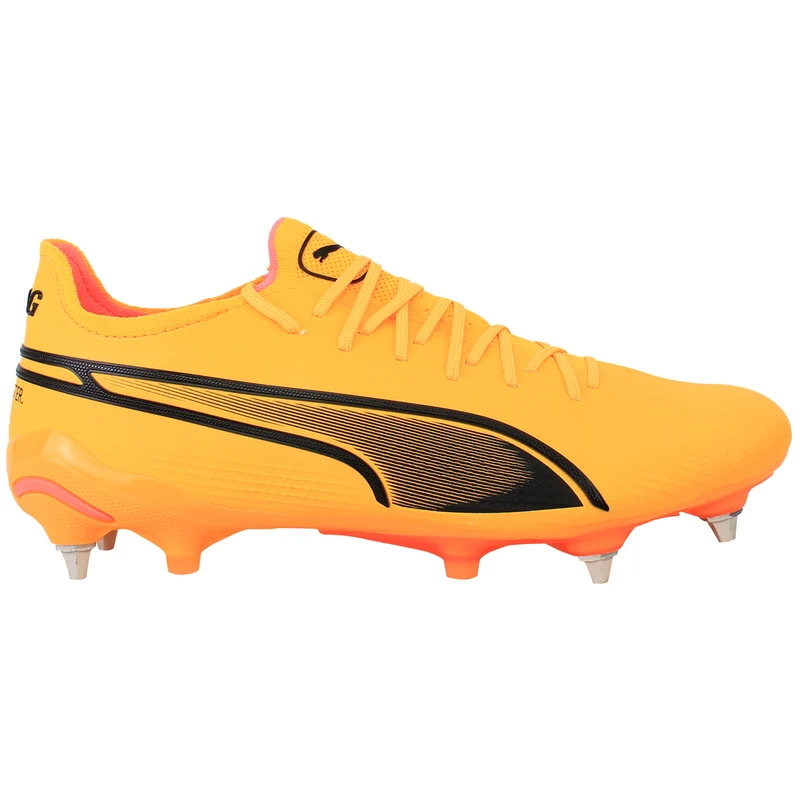 Puma King Ultimate MxSG Mens Orange Football Boots 9.5