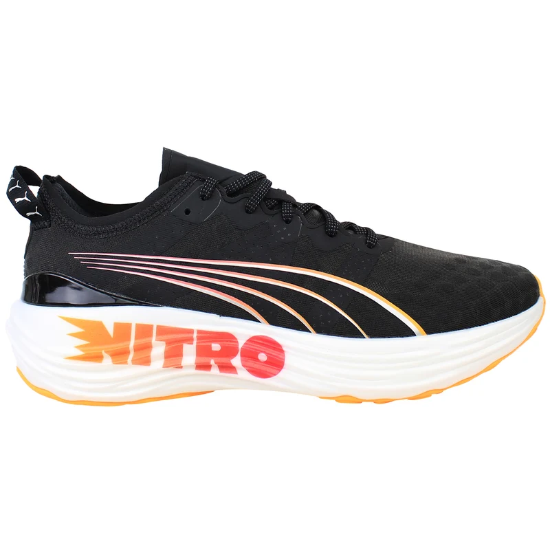 Puma ForeverRun Nitro FF Womens Black Running Shoes 5