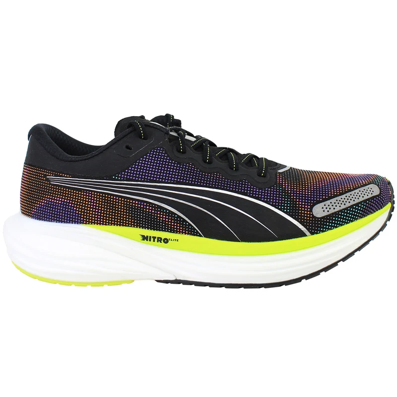 Puma Deviate Nitro 2 PsyRush Mens Black Running Shoes 10